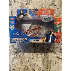 Orange County Choppers American Chopper 1:18 Scale FIRE BIKE Motorcycle NEW